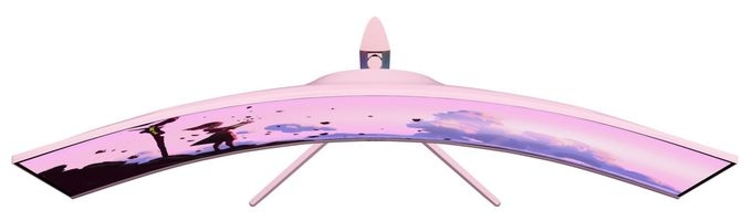 Quad HD Monitor 124,5 cm (49 Zoll) 32:9 4 ms 350 cd/m²  Nova Curved (Pink) 
