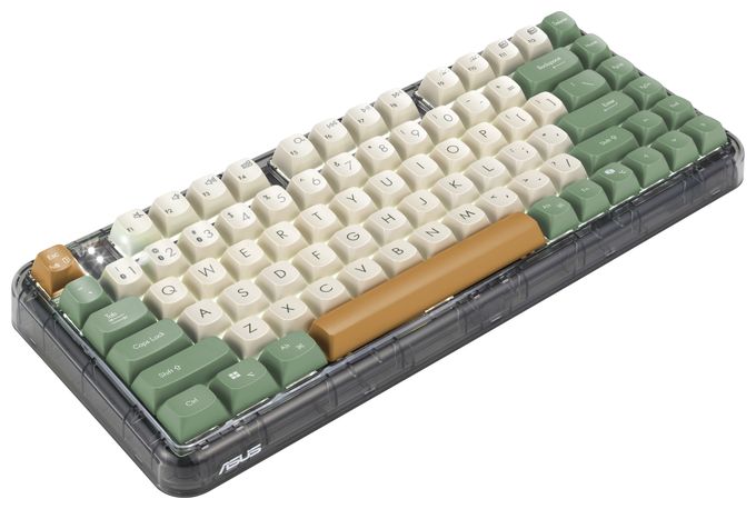 Universal Tastatur USB + RF Wireless + Bluetooth 2.4 GHz  Jelly75 KD201 (Mehrfarbig) 