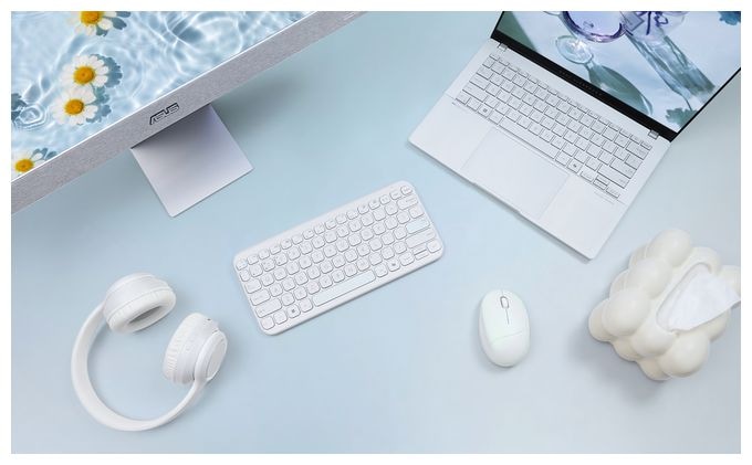 Home Tastatur Bluetooth  KW100 (Weiß) 