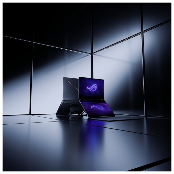2K Ultra HD Notebook 40,6 cm (16 Zoll) 2880 x 1800 Pixel 2 TB SSD Windows 11 Home Intel Core Ultra 9 max. 4,9 GHz  ROG Zephyrus Duo GX651AX-SR004W (Grau) 