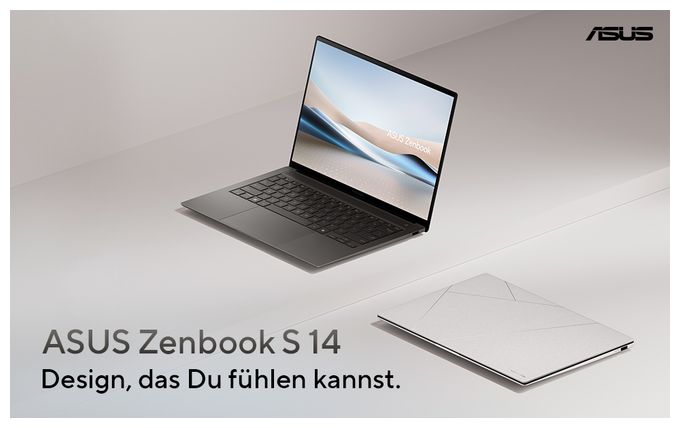 2K Ultra HD Notebook 35,6 cm (14 Zoll) 2880 x 1800 Pixel 1 TB SSD Windows 11 Home Intel Core Ultra 7 max. 4,8 GHz  Zenbook S14 UX5406SA-PV526W Copilot+ (Weiß) 