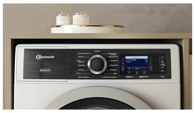 10 kg Frontlader Waschmaschine 1400 U/min B809AD Silence DE 