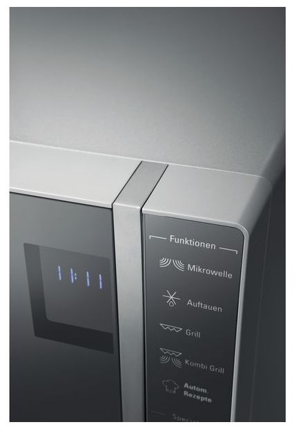 Standgeräte Solo 900 W Größe: groß 7 Stufen Dampfgaren Grill  MW304M (Grau, Spiegel) 