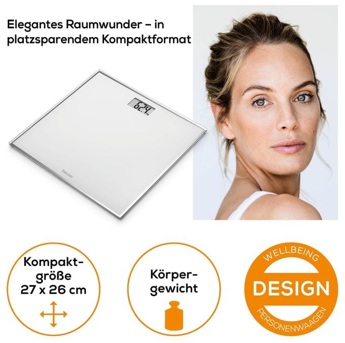 Elektronische Personenwaage bis 150 kg GS120 Kompakt 