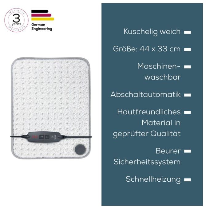  HK43 Supercosy Heizkissen (Grau, Weiß) 