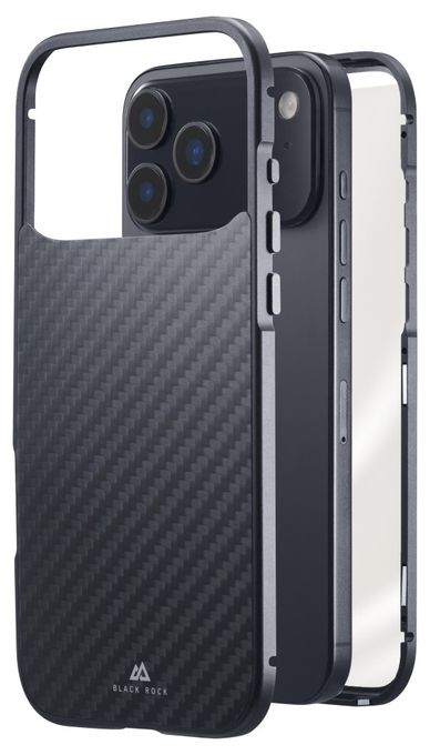 Cover für Apple iPhone 17 Pro Max  360° Glass (Grau, Transparent) 