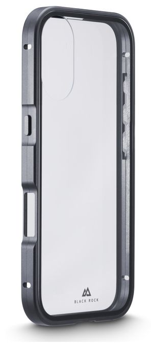 Cover für Apple iPhone 17 (Schwarz, Transparent) 360° Glass 