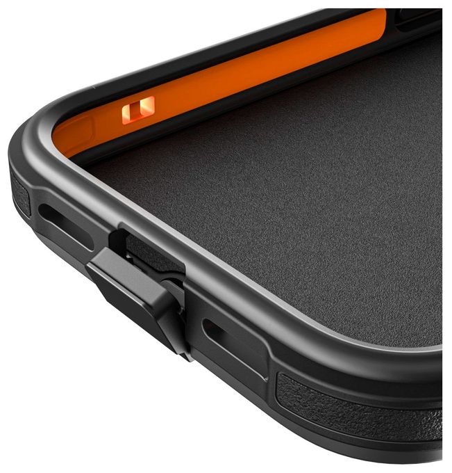 Cover für Apple iPhone 17 Pro / 18 Pro  Ultra Robust (Schwarz, Orange) 