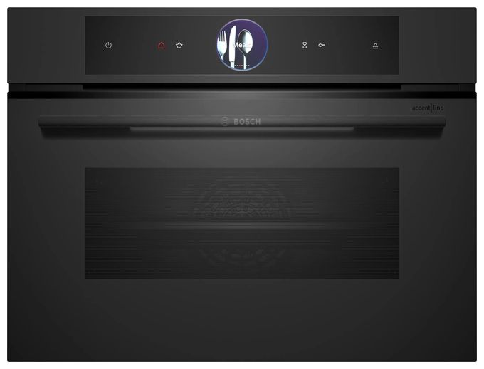 Einbaubackofen kompakt Dampfgaren AutoClean (Schwarz) CSG936AM1 