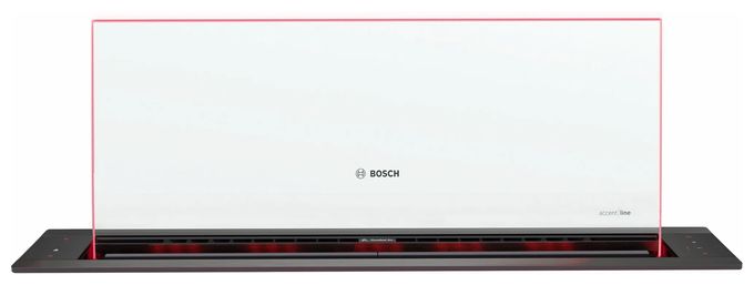 Dunstabzugshaube Tisch 80 cm Abluft/Umluft (Schwarz/Transparent) Serie 8 DDW88MM65 