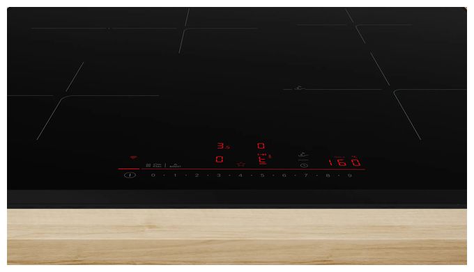 Backofen-Set groß AutoClean mit autarkem 60 cm Induktions Kochfeld HBD876AS62 (HBG972KB1 + PIF695HC1E) 