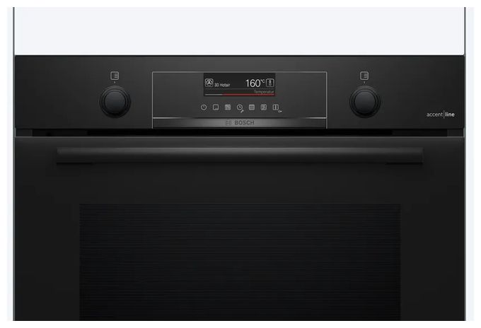 Einbaubackofen groß Dampfgaren AutoClean (Schwarz) Serie 6 HBG4790B3 