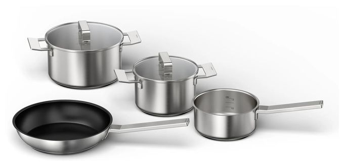 (Edelstahl) HEZ9SE040 Kochgeschirr-Set 4-teilig 