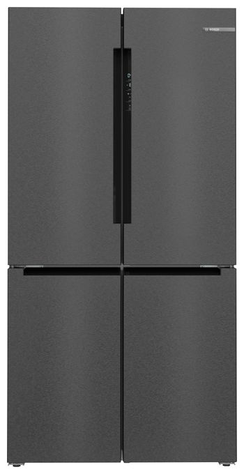 Side-by-Side Kühl-/ Gefrierkombination French Door 405 l / 200 l 333 kWh NoFrost 1830 mm x 910 mm  Serie 4 KFN96AXEA (Schwarz) 
