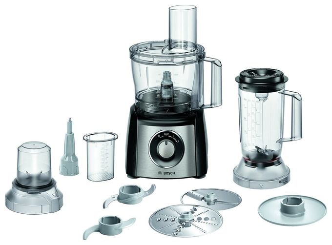 900 W Küchenmaschine 2,3 l (Schwarz, Transparent) MCM3PM386  MultiTalent 3 Plus 