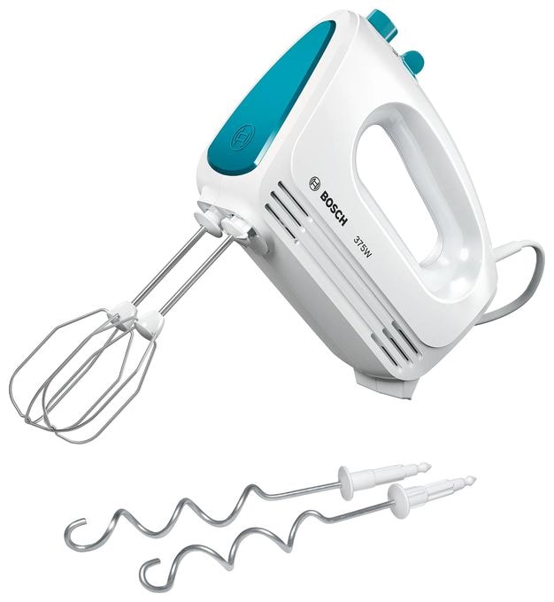 Handmixer 375 W 4 Stufen  MFQ2210D CleverMixx Fun (Blau, Weiß) 