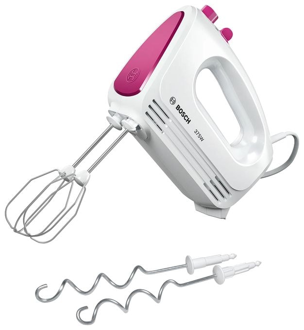 Handmixer 375 W 4 Stufen  MFQ2210P CleverMixx Fun (Pink, Weiß) 