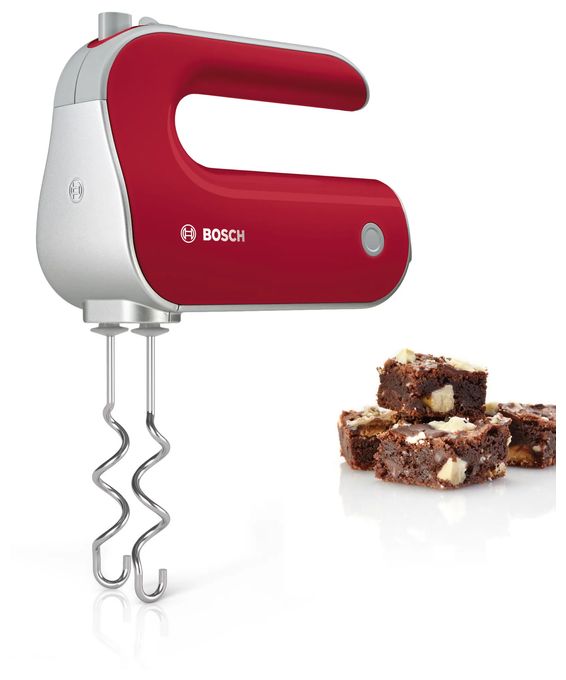 Handmixer 500 W 5 Stufen  MFQ40303 Styline Colour (Rot, Silber) 