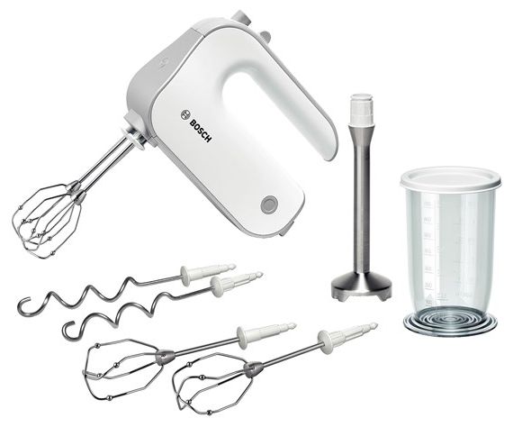 Handmixer 550 W 5 Stufen  MFQ4075DE Styline (Silber, Weiß) 