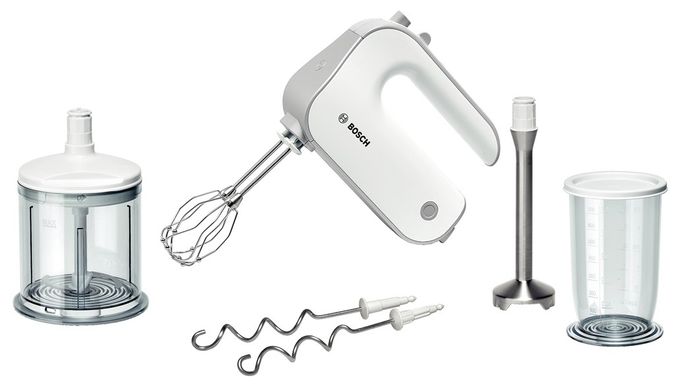 Handmixer 500 W 5 Stufen  MFQ4080 Styline (Silber, Weiß) 