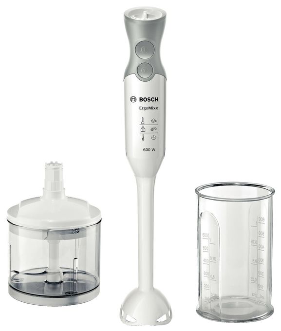 Stabmixer 600 W  MSM66020 ErgoMixx (Grau, Weiß) 