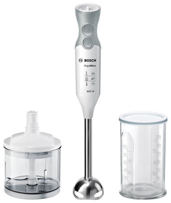 Stabmixer 600 W 12 Stufen  MSM66120 ErgoMixx (Grau, Weiß) 