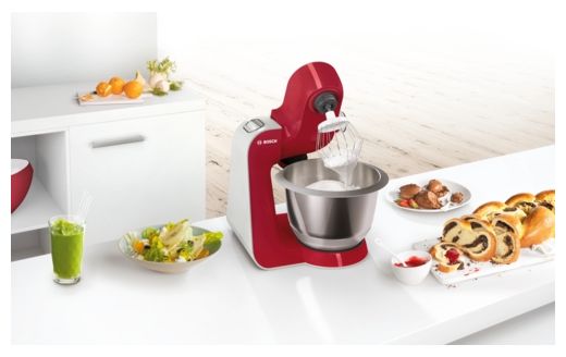 1000 W Küchenmaschine 3,9 l (Grau, Rot, Edelstahl) MUM58720 
