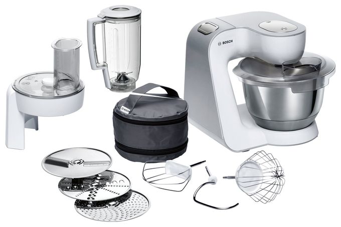 1000 W Küchenmaschine 3,9 l  MUM58W20 (Silber, Weiß) 