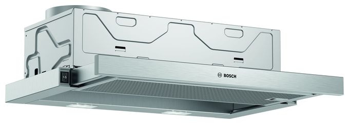 Umluft Dunstabzugshaube/Esse Einbau 60 cm (Metallisch, Silber) Serie 2 DFM064W54 