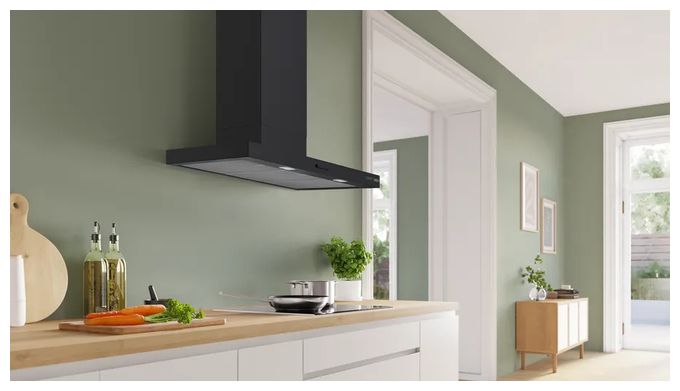 Abluft/Umluft Dunstabzugshaube/Esse Wand 90 cm (Schwarz) Serie 2 DWB93BC60 