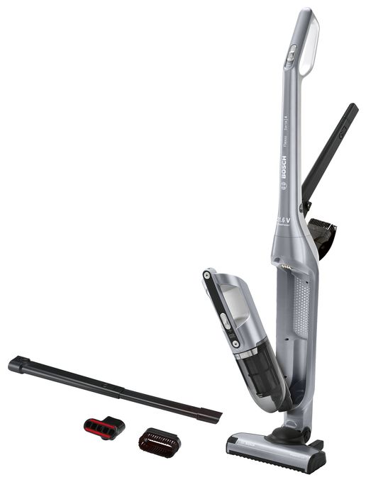 Handstaubsauger Beutellos bis 50 min Laufzeit 21,6 V  Serie 4 BCH3P210 (Schwarz, Grau) 
