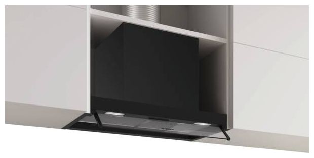 Abluft/Umluft Dunstabzugshaube/Esse Einbau 60 cm (Schwarz) Serie 4 DBB65CC60 