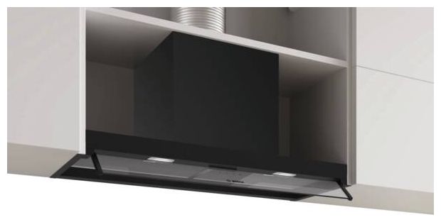 Abluft/Umluft Dunstabzugshaube/Esse Einbau 798 mm (Schwarz) Serie 4 DBB85CC60 