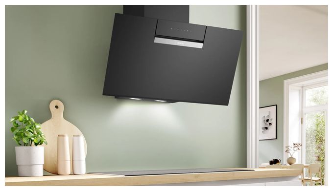 Abluft/Umluft Dunstabzugshaube/Esse Wand 80 cm (Schwarz) Serie 4 DWK87FN60 