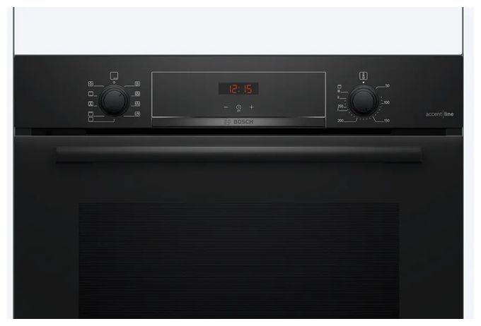 Einbaubackofen groß AutoClean (Schwarz) Serie 4 HBA4340B3 