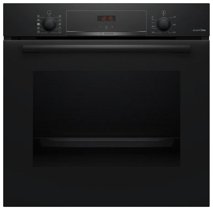Einbaubackofen groß Dampfgaren AutoClean (Schwarz) Serie 4 HQA4340B3 