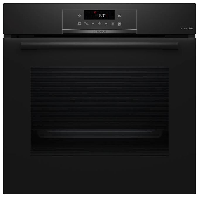 Einbaubackofen groß Dampfgaren AutoClean (Schwarz) Serie 4 HQA4720B3 
