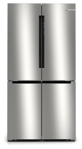 Side-by-Side Kühl-/ Gefrierkombination French Door 405 l / 200 l 333 kWh NoFrost 1830 mm x 905 mm  Serie 4 KFN96VPEA (Edelstahl) 