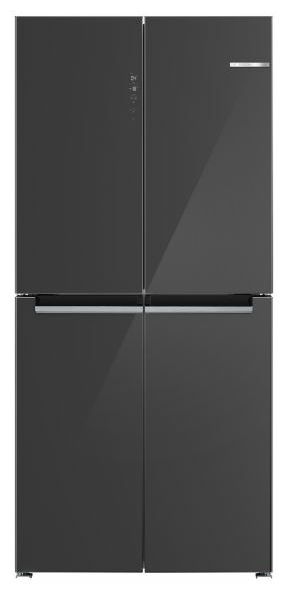 Side-by-Side Kühl-/ Gefrierkombination French Door 324 l / 223 l 322 kWh NoFrost 1895 mm x 855 mm  Serie 4 KMC85LEEA (Grau) 