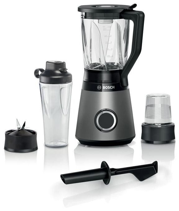 1,5 l Standmixer 2 Geschwindigkeiten 1200 W  Serie 4 MMB6177S VitaPower (Schwarz, Silber) 