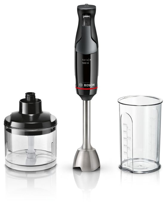 Stabmixer 1000 W 12 Stufen  Serie 4 MSM4B620 ErgoMaster (Schwarz) 