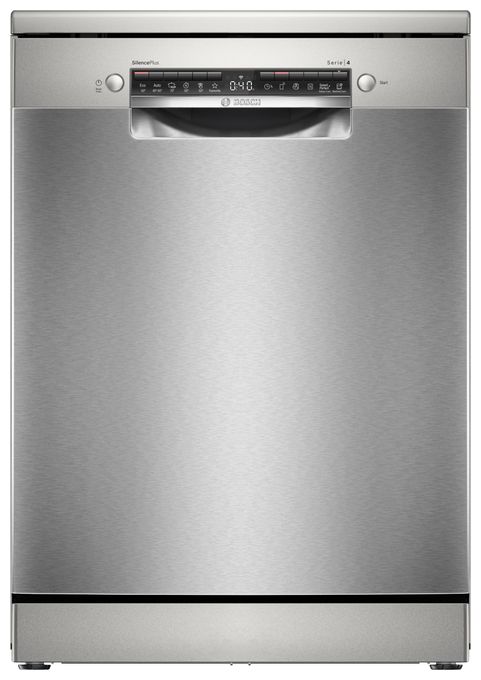 60 cm Geschirrspüler freistehend Leise 14 Maßgedecke aquaStop Funktion Heat exchanger/Drying assistant Serie 4 SMS4EVI08E 