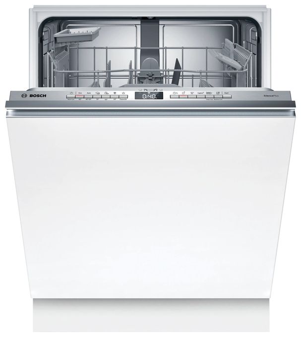 60 cm Geschirrspüler vollintegriert (ohne Front) Sehr leise 13 Maßgedecke aquaStop Funktion Wärmetauscher/EfficientDry Serie 4 SMV4EAX30E 
