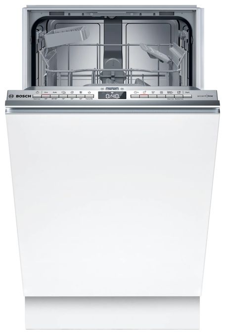 45 cm Geschirrspüler vollintegriert (ohne Front) leise 10 Maßgedecke aquaStop Funktion Wärmetauscher Serie 4 SPH4HL801E 