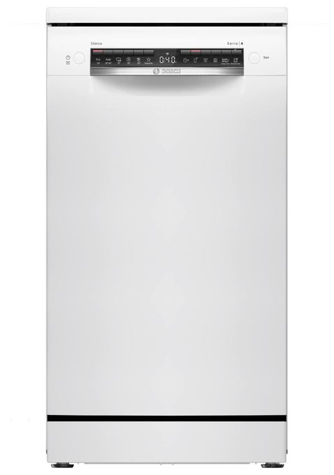 45 cm Geschirrspüler freistehend Leise 10 Maßgedecke aquaStop Funktion Serie 4 SPS4HKW49E 