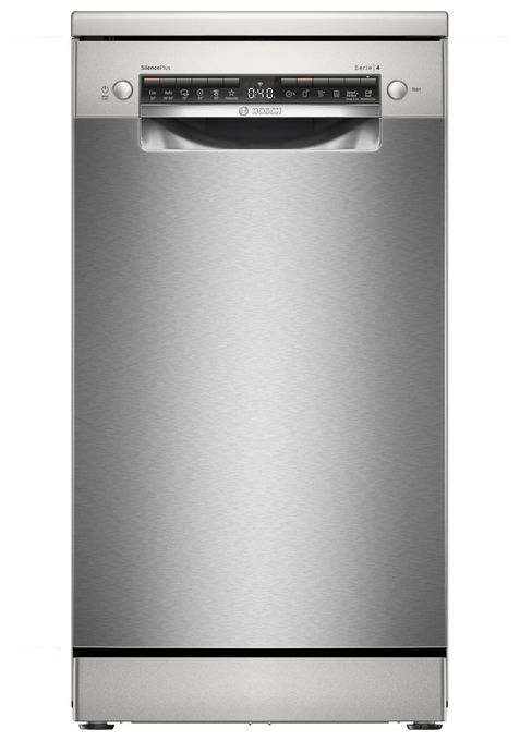 45 cm Geschirrspüler freistehend Leise 10 Maßgedecke aquaStop Funktion Serie 4 SPS4HMI13E 
