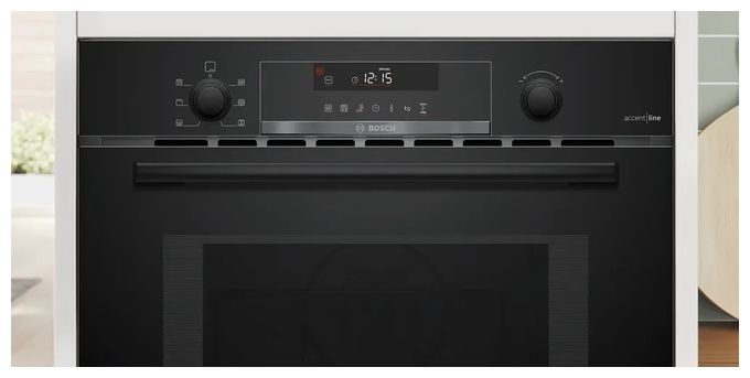Einbau-Mikrowelle 900 W Größe: maxi 5 Stufen Grill (Schwarz) Serie 6 CMA485GB2 