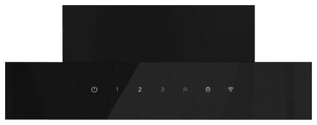 Abluft/Umluft Dunstabzugshaube/Esse Wand 60 cm (Schwarz) Serie 6 DWB97DN60 