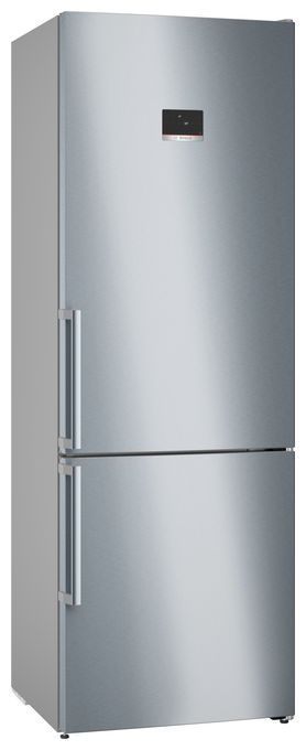 311 l / 129 l Kühl-Gefrierkombi freistehend NoFrost 142 kWh Jahr  Serie 6 KGN49AIBT (Edelstahl) 