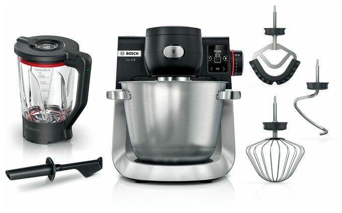 1600 W Küchenmaschine 5,5 l  Serie 6 MUMS6ZS17 (Schwarz, Edelstahl) 